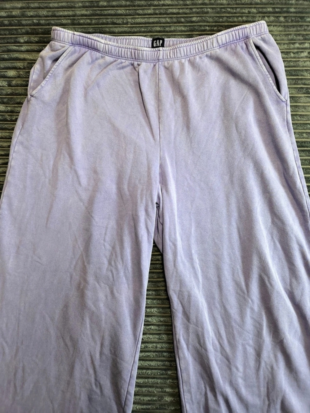 GAP VintageSoft Baggy Wide-Leg Sweatpants Purple XXL - Picture 3 of 6